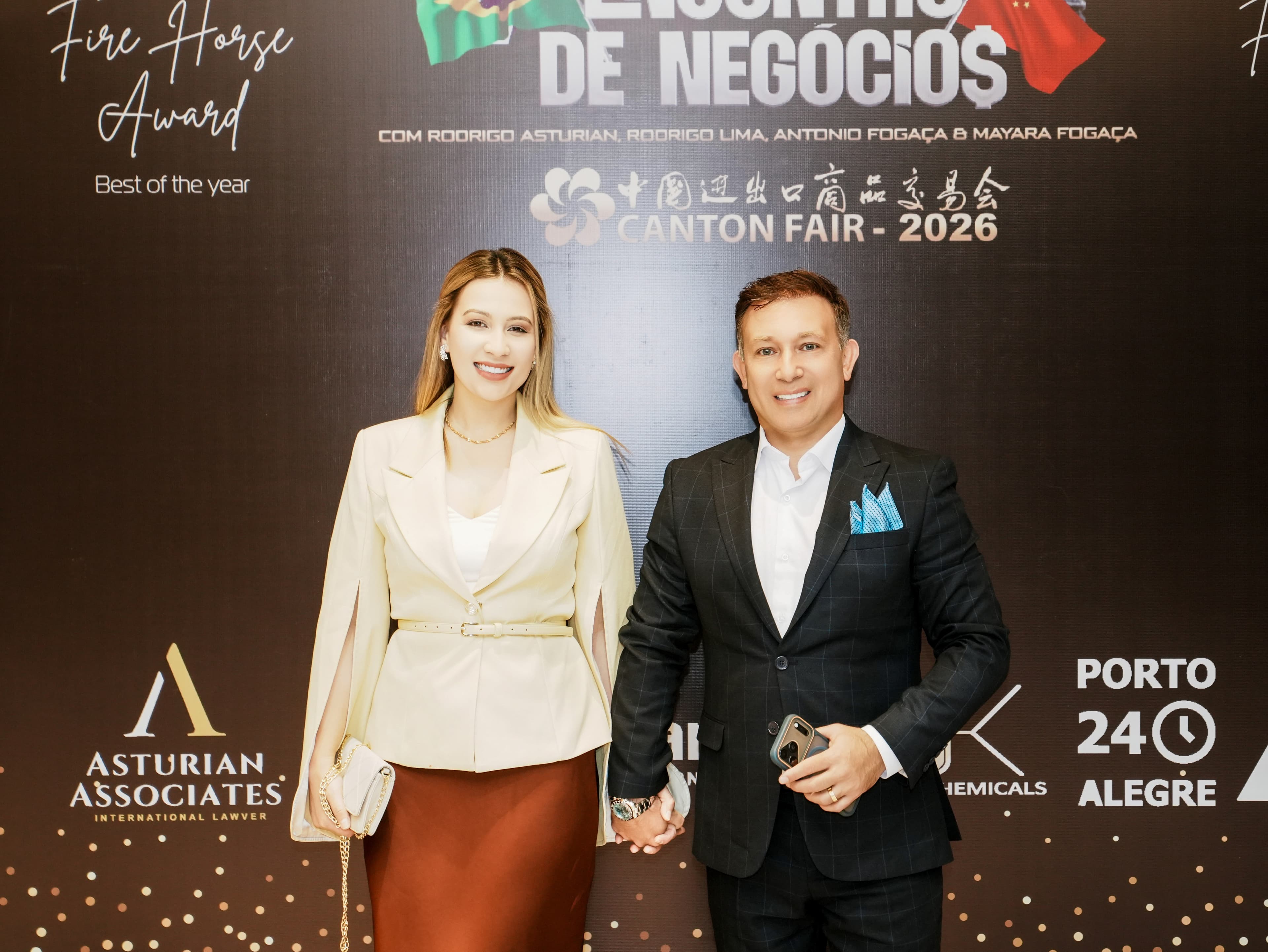 Convidados no painel do último encontro de negócios